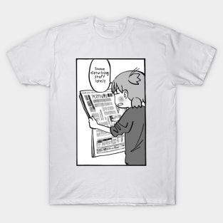 I draw that panel of yotsuba reading the news / yotsubato T-Shirt